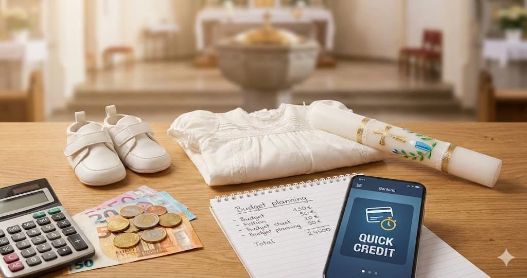 Calcul buget botez 2026: haine, bani, calculator și credit rapid.