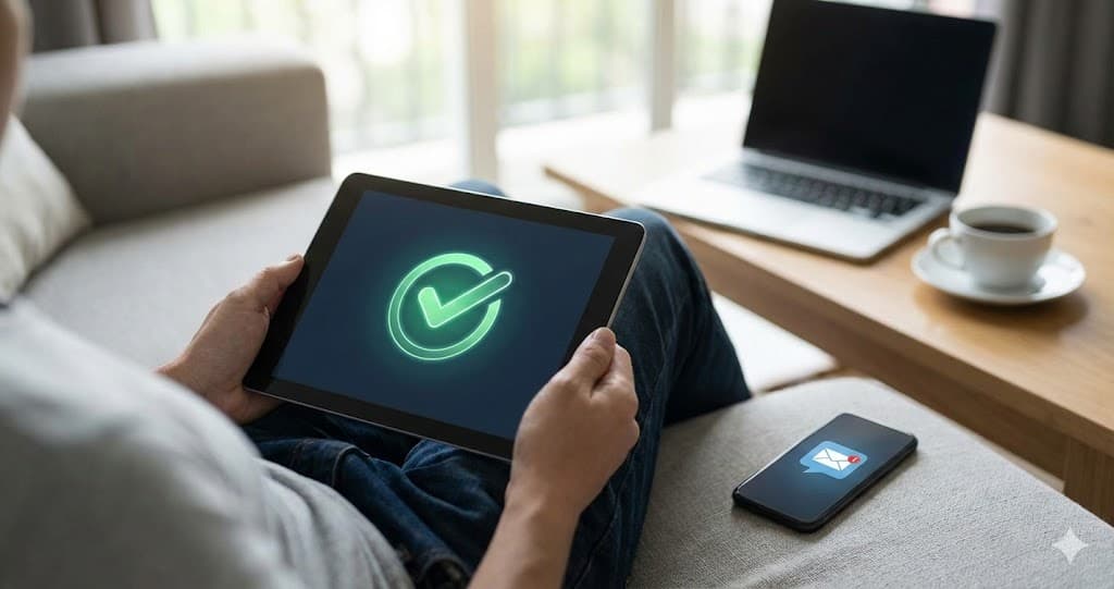 Credit online rapid fără verificare ANAF, accesat de pe tabletă, fără dovadă de venit.