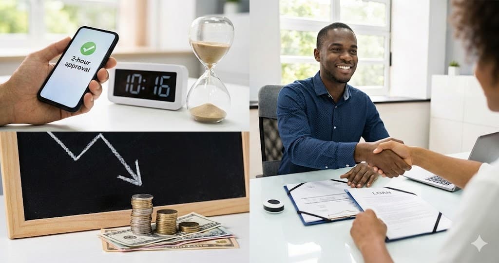 Imagine sugestivă împrumut rapid în 2 ore, simbolizând viteza și accesibilitatea creditelor IFN.